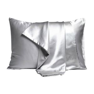 Pillow Case 100% Natural Mulberry Silk Pillow Cover White Black Bed Decorative Pillowcase Luxury Comfortable Solid Pure Silk Cushion Cases 230629