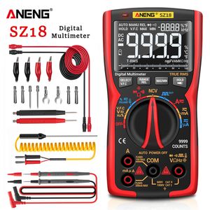 Multimetreler ANENG SZ18 Dijital Multimetre 9999 Profesyonel True RMS Analog Test Cihazı Multimetro DIY Transistör Kapasitör NCV Test Cihazları Lcr Metre 230629