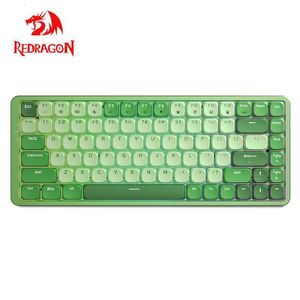 Redragon TL84 B Mini Mechanical Gaming Keyboard - RGB Backlit, Ultra-Thin Wired USB, Red/Blue Switches, 84-Key Layout for PC/Laptop