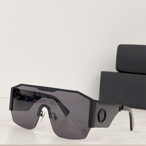 Güneş Gözlüğü 2023 Yılan Kadınları Saf Titanyum UV400 Tasarımcı Marka Ve2220 Goggle Unisex Moda Açık Güneş Gözlükleri