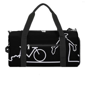 Уличные сумки La Linea, велосипедная спортивная сумка, ТВ-программа, портативные спортивные аксессуары, сумка для плавания, сумка в стиле ретро для фитнеса для мужчин