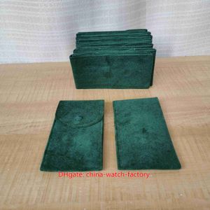 20 PCS Venda Quente de Alta Qualidade Relógio Verde Perpétuo Bolsa de Pano Coleção de Viagem 70mm x 130mm Para Presidente 116500 126660 126610 126710 114300 Relógios