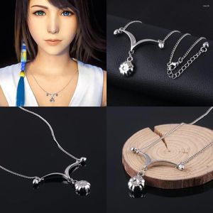 Ожерелья с подвесками, ожерелье Game Final Fantasy X FF10 Yuna, косплей, унисекс, колье, модная цепочка, ювелирные изделия, костюм, реквизит, игрушки, подарки