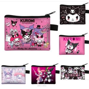Purse Fashion Kawaii Pink Purple Kuromi Coin Big Capacity Zipper Bag Accessories 25 Styles Drop Delivery Baby Kids Maternity Bags Dhzfr