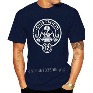 Erkekler Tişörtleri Bölge 12 T-Shirt Tribute Alaycı Açlık Von Bölgeleri Oyunları Panem Jay Yaz Kısa Kollu Tişört Moda294E