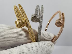 Tasarımcı Bileklik Bakır Hafl Crystal Juste Marka Tasarımcı Tırnak Square Kemer Kuff Barko Box Klasik Aşk Takı ile Kadın Mücevherleri İçin