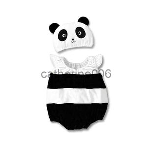 Özel Durumlar Bebek Erkekler Sevimli Panda Kostüm Cosplay Ruspers Bebek Toddler için Tulum Kısa Yaz Cadılar Bayramı Doğum Günü Partisi Fantezi Elbise