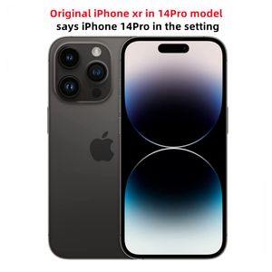 Оригинальный разблокированный OLED-экран apple iphone Xr в стиле 14 pro, внешний вид телефона 14pro