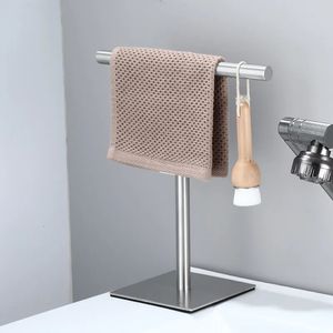 Towel Racks Hand Towel Ring Self Adhesive Bathroom Kitchen Towel Hand Towel Holder Bar Stick on Wall Stainless Steel Matte Black 230927
