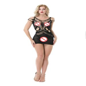 2017 Seksi Net Kostüm Out Out Sweetwear Kadınları Kimya Seksi iç çamaşırı mini bebekdoll Sleepwear Strappy Chitapy Balık ağı iç çamaşırı 310Y