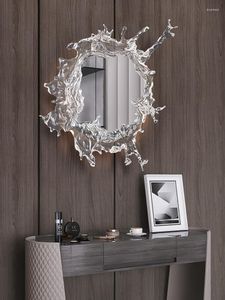 Настенный светильник, креативная рябь, дизайнерский художественный декор для крыльца, гостиная, цветок, ванная комната, туалетное зеркало, светильник
