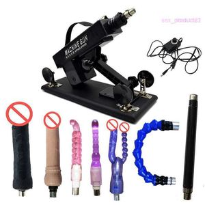 Секс-машина, женский автоматический пистолет-качалка для мастурбации с насадками для фаллоимитаторов, автоматические секс-машины, игрушки для взрослых
