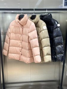 Tasarımcı Kadınlar Kirpi Ceketler Ceket İşlemeli Rozet Kış Sıcaklık Kadın Puffer Katlar Yün Kış Kış Paltosu