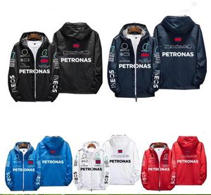 F1 Racing Moletom Outono e Inverno Casaco Quente Impermeável Masculino Mesmo Estilo Personalizado