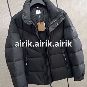 Erkekler Moda Down Ceket Moda Klasik Lüks Marka Erkekler Su Geçirmez Ceket Dişli Kumbalıklar Sıcak Göğüs Savaşı At Nakamı Pufu Dış Mekan Dealsure Windbreaker