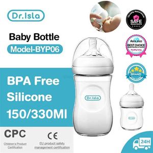 Baby Bottles# Dr.isla BYP07 Baby Bottle 150ml/330ml BPA Free Baby Bottle Newborn Bottle P.P Feeding Bottle Baby drop-resistant bottlesL20310/7