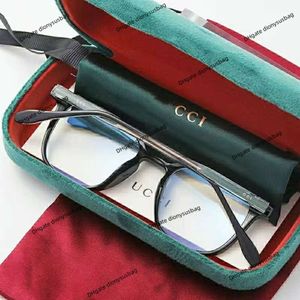 Женский роскошный дизайнерский футляр для очков с плоским зеркалом, мужская мода, может быть оснащен повседневными очками в оправе для близорукости