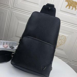 Ретро-дизайнерские сумки Avenue Sling Bag Мужской нагрудный рюкзак Мужской Bolsa De Hombro Мужские сумки через плечо Высококачественная кожа 2023 Дизайнерская сумка через плечо