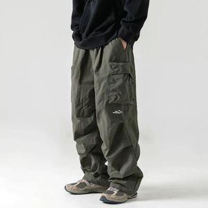 Erkekler Pantolon Ebaihui Japon Düz Renk Sıradan Erkek Dağcılık Şarjı Pantolonlar Amerikan Su Geçirmez İş Suit Spor