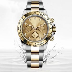 Erkek Kadın Hareket Daton İzle 40mm Otomatik Mekanik Saatler Seramik kasa çelik kayış iş hediyesi Erkekler için mükemmel kaliteli kol saatleri tasarımcı saatler