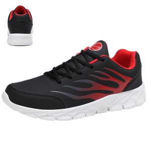 Erkekler için Ücretsiz Nakliye Koşu Ayakkabıları Kadınlar Siyah Beyaz Kırmızı Alev Spor Ayakkabıları Erkek Eğitmenler Spor ayakkabıları ev yapımı marka Çin'de Boyut 3944