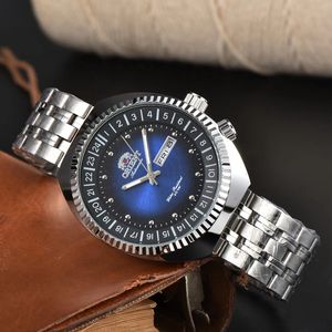 Наручные часы Orients для мужчин 2023 Мужские часы Три иглы Кварцевые часы Япония Высокое качество Лучшие роскошные бренды дизайнерские часы Стальной ремешок Мода Montre de luxe two