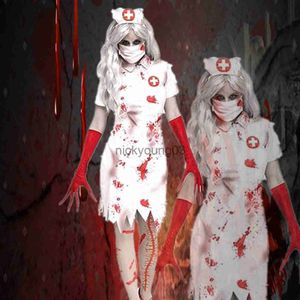 Tema Kostüm Cosplay Korku Hemşiresi Cadılar Bayramı Kostümleri Kadınlar İçin Kıyafet Giysileri Okul Üniforma Karnaval Kıyafet Partisi Disfraz Hombre X1010