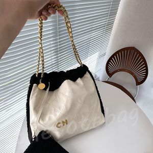 Tasarımcı Kova Zinciri Çanta Çanta Plaj Crossbody Tote Omuz Çantası Luxurys Moda Markaları Erkek Kadın Deri E bir Eolger Makyaj Kova Çantası Siyah