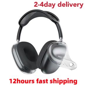 for Max Headphone Accessories Transparent TPU Solid Silicone Waterproof Protective Case Airpod Maxs Headphones Headset Cover Case