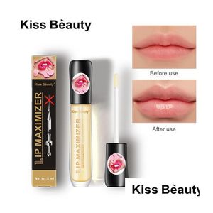 Lip Gloss Maximizer Lipgloss Moisturizing Enhancement Tint Increase Elasticity Repairing Brighten Oil Care 6Pcs Drop Delivery Health Dhbxf