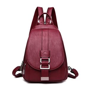 Школьные сумки, женские рюкзаки, мягкие кожаные сумки на ремне для женщин, многофункциональный рюкзак, женские школьные рюкзаки в консервативном стиле для девочек-подростков 231009