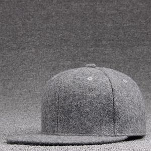 Шерстяные фетровые кепки для взрослых высшего качества, зимние кепки в стиле хип-хоп Bboy, плоская фуражка, однотонная шляпа для скейтборда, мужские шерстяные бейсбольные кепки 201026199H