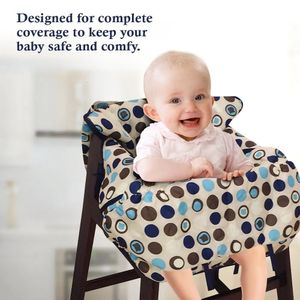 Capa para carrinho de compras, comércio exterior, exportação, alta qualidade, 2 em 1, adequada para carrinho de compras do Wal-Mart, capa para cadeira de base alta para bebês 231010