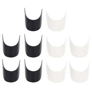 Top kapaklar 10 PCS Hardhat Visor Tepe Çekirdek Brims Kapak Ekleme Beyzbol Ekleri Şişe Snapback Panel Değiştirme