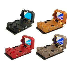 Taktik VISM Kırmızı Dot Sight Mini Scope Holografik Refleks Katlanabilir Optikleri G-Moint ve 20mm Picatinny Mounta