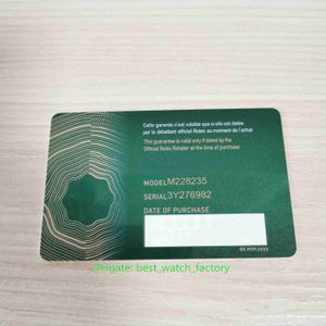 Clientes VIP personalizam cartão NFC, imprimem número de série do modelo de relógio preciso 126610 116500 126710 Identificação do sensor NFC, certificado de série preciso personalizado