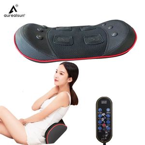 Back Massager Electric Waist Massager Lumbar Traction Airbag Inflatable Lumbar Spine Body Massage Vibration Relief Healthcare Traction Therap 231010