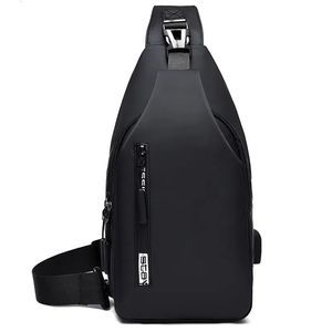 Уличные сумки Мужские водонепроницаемые многофункциональные новые повседневные сумки на плечо для путешествий на открытом воздухе Messenger Pack Crossbody Sling Chest Bag Pack для мужчин 231011
