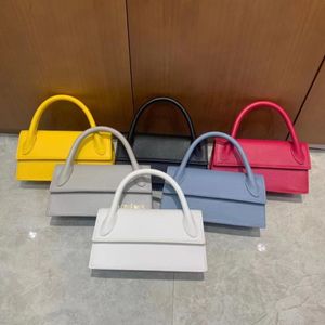 Tasarımcı Jacqueme Çanta Moda Çanta Kadın Çantası Bamnino Geyik Antler Buzlu Bir Omuz Diagonal Straddle Bag Siyah