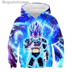 Kadın Hoodies Sweatshirts Yeni Dragon-Ball Anime Baskı Hoodie Boys Moda Kapüşonlu Giysiler Çocuk Karikatür Top 4 6 8 10 Yıl Çocuk Doğum Günü 231011