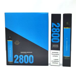 Puff Flex 2800puffs Одноразовые электронные сигареты 2800 Puffs Vape 8 мл Испаритель Stick Vapor Kit 2% 5% Предварительно заполненный картридж Устройство Elux 28 цветов