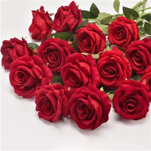 7x51 см искусственный цветок розы свадебное украшение букет домашняя сервировка стола стрелять искусственные растения подарок на день Святого Валентина GC2371