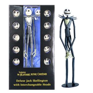 Maskot Kostümleri Noel Jack Sandalyesi Öncesi Kabus Özel Jack Skellington Şekil PVC Aksiyon Figürleri Model Oyuncaklar Ortak Hareketli Bebek