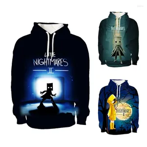 Kadın Hoodies Kişilik Kids 3d Küçük Kabuslar Hoodie Erkek Kadın Sweatshirt Oyunu Erkekler/Kız Sulağı 2 Giyim