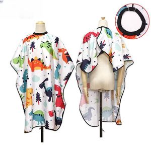 Children Hairdressing Cape Cartoon Waterproof Salon Barber Hair Wrap Dyeing Apron Kids Haircutting Soft Cloth Styling Tools