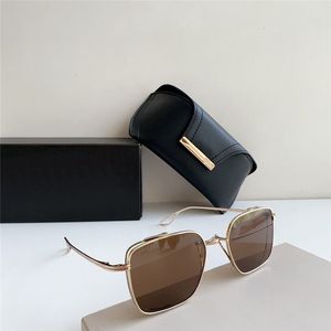 Neue quadratische Sonnenbrille im Modedesign X-124, exquisiter Metallrahmen, Retro-einfacher und beliebter Stil, Komfort und Tragbarkeit, UV400-Schutzbrille