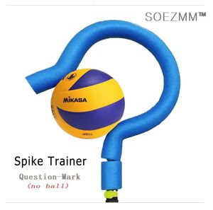 Balls Soezmm Spike Trainer Voleybol Eğitim Ekipmanı Yardım-Büyük bir soru işareti ile hızlı bir şekilde sunma Spiks Beceri SPT5005 231011
