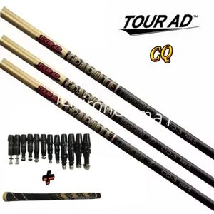TOUR AD CQ5/6 Graphite Golf Shafts for Drivers & Woods - R/SR/S Flex with Free Assembly, Sleeve, Grip