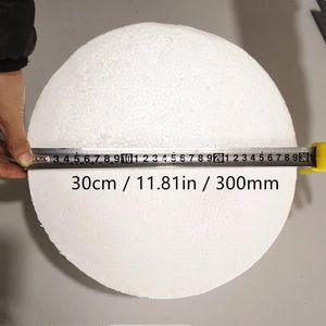 Christmas Decorations 30cm/11.81in/300mm Half Round Solid Polystyrene Styrofoam Foam Balls for DIY Christmas Kids Craft Painted Ball 11.81in/300mm 231012