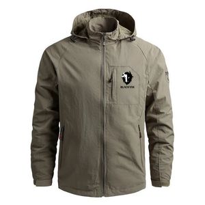 Erkek Ceketler Black Yak Erkekler Windbreaker Askeri Alan Dış Giyim Mens Taktik Su Geçirmez Pilot Ceket Hoodie Av Ordusu Giysileri 231012